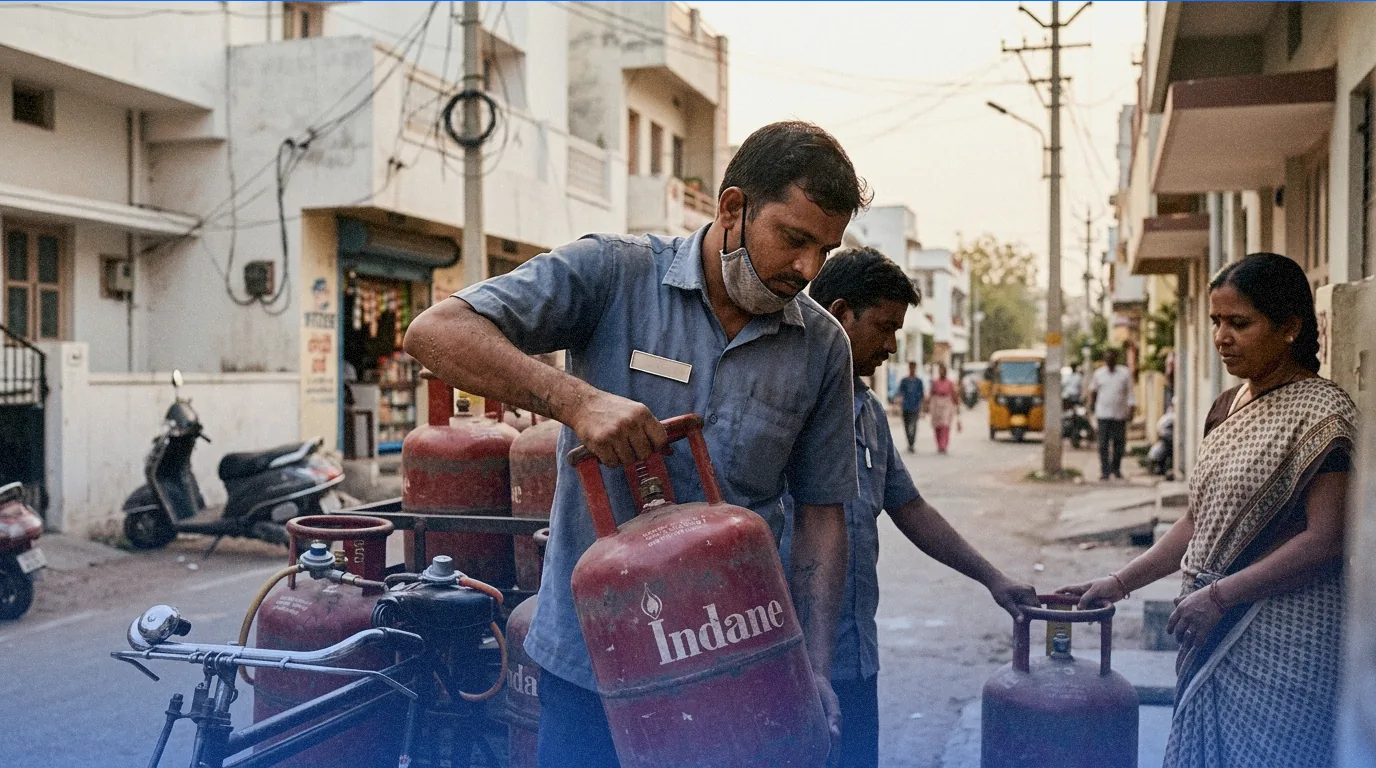 India Ensures 100% LPG Supply Amid West Asia Crisis