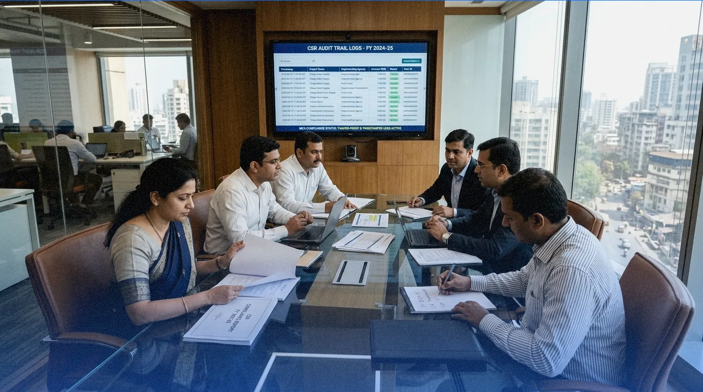 MCA Tightens CSR Audit Trail Rules for FY 2024-25