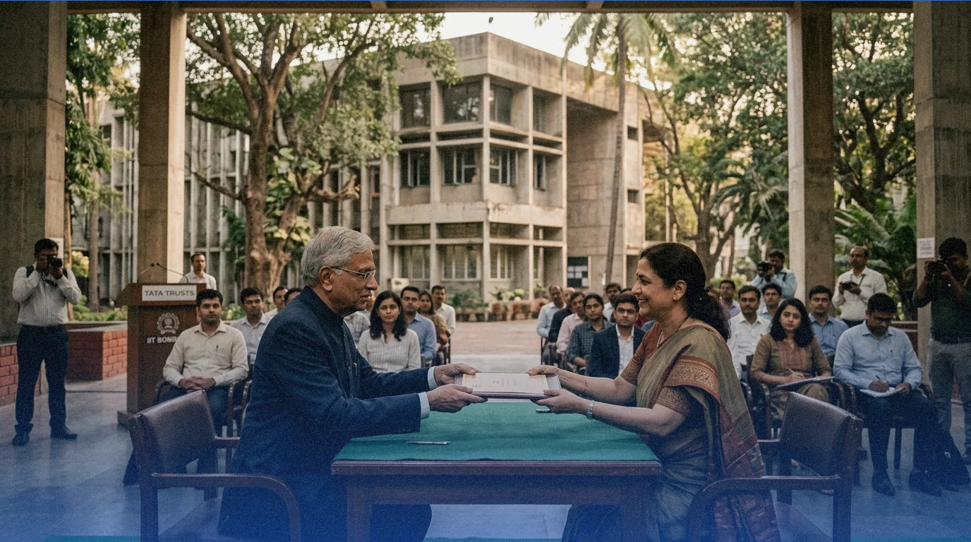 IIT Bombay and Tata Trusts Sign MOU to Launch Deep-Tech CSR Innovation Fund
